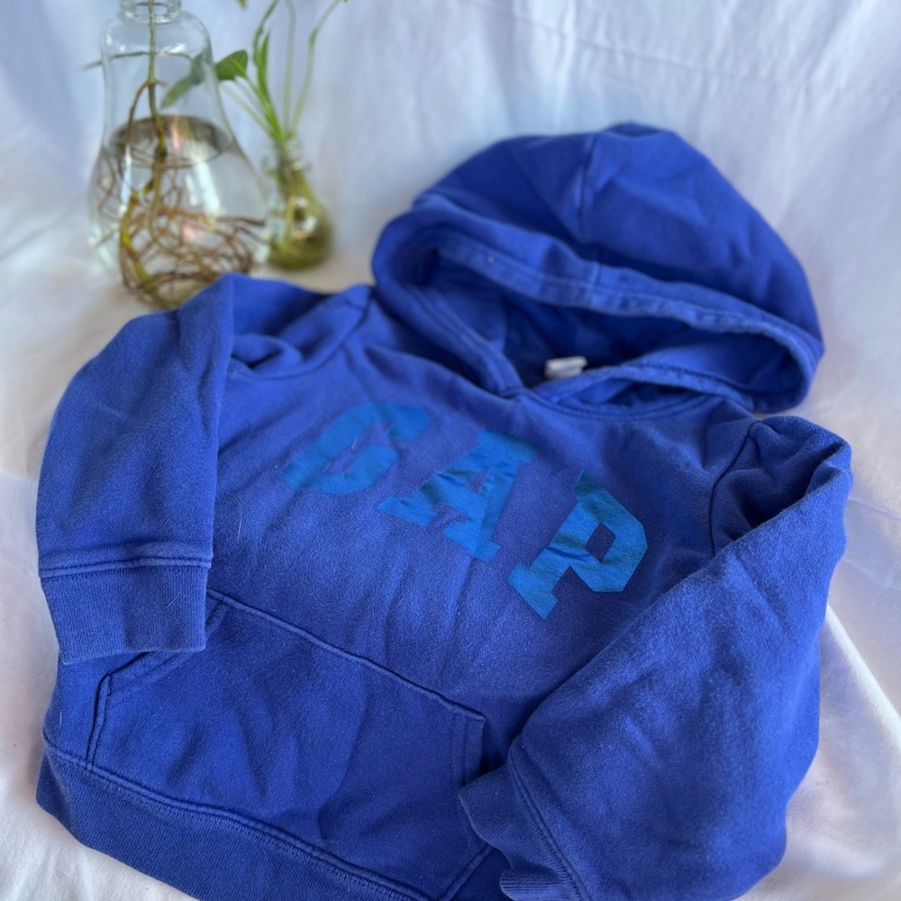 GAP Kids | Royal Blue Hoodie with Metallic Logo | Size 5